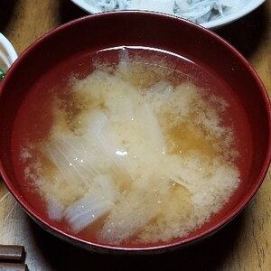 じゃが芋と玉ねぎの味噌汁＋＋